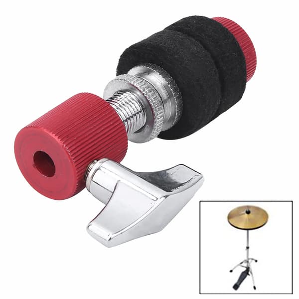 Rød Sort Højkvalitets Hi-Hat Bækken Kobling Trommesæt Stativ Hardware Tilbehør