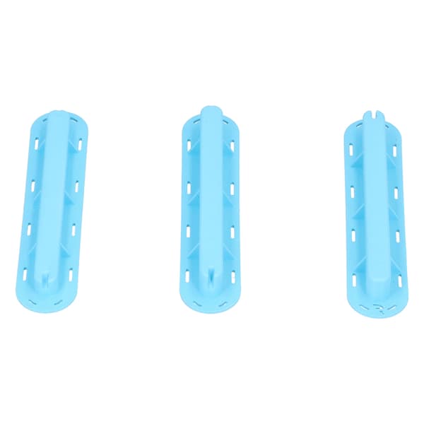 Surfbräda Fenbox Plugg Kit - 3-pack Plast Roderkanalbas med Skruvar, Blå
