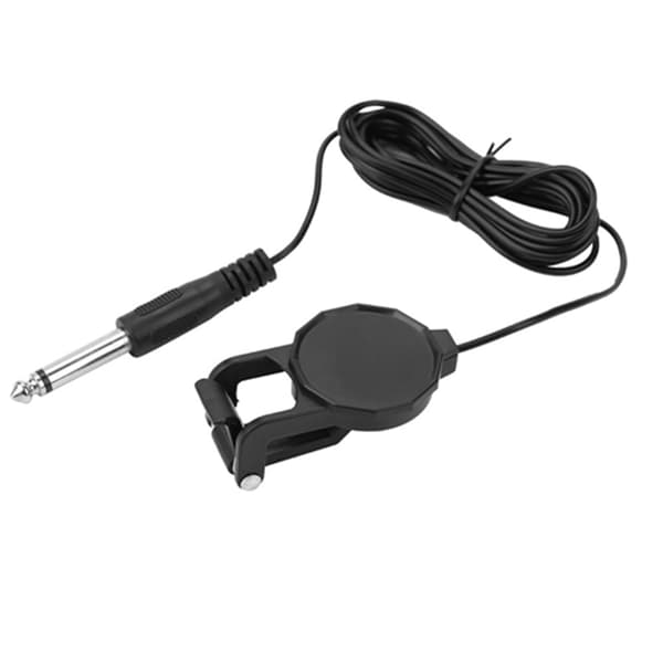 3,5 mm Piezo Pickup Mikrofonklämma för fiol akustisk gitarr