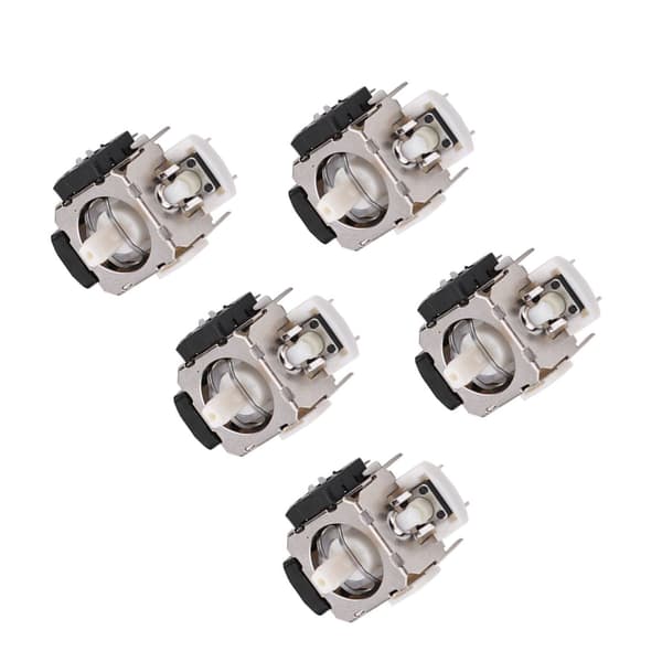 5 sæt ABS analog stick 3D joystick reparationsdele til Xbox 360 trådløs controller 2,6x2,4x2,1 cm