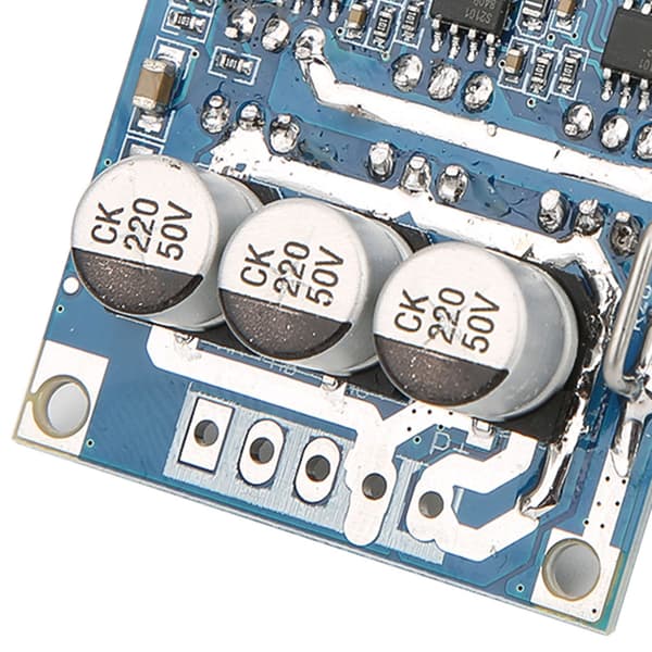 DC 12-36V 15A 500W Børsteløs Controller, Hall Sensor BLDC Driver PCB