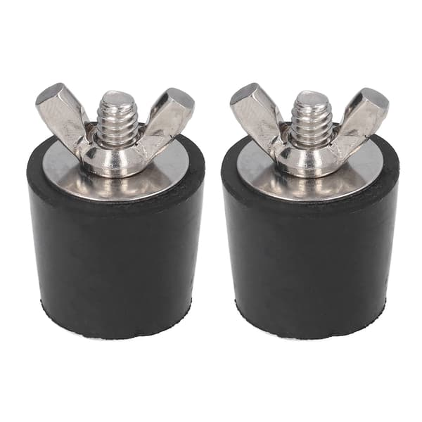 2-pack poolvinterplugg avsmalnande gummiproppar pooltillbehör 25 mm