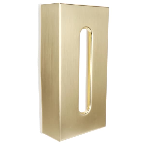304 Rustfrit Stål Guld Rektangulær Servietholder, Innovativ Papirkasse Serviette Organizer