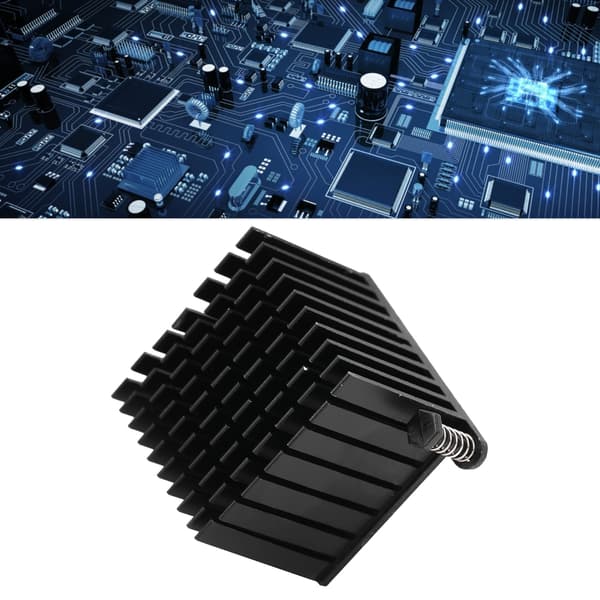 10-pack aluminiumkylfläns för CPU/moderkort/vakuumrör