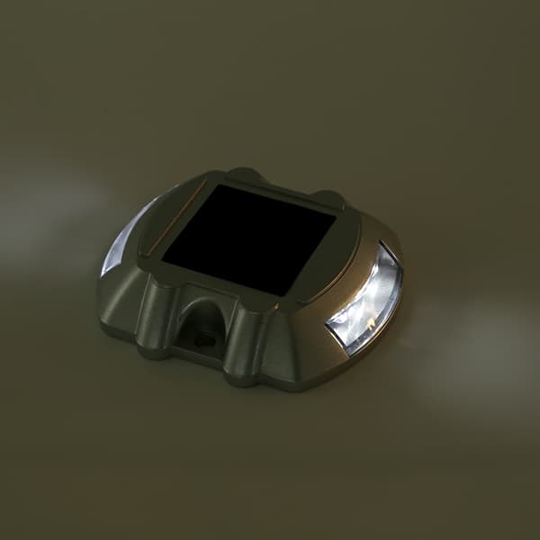 Solar Aluminium 6 LED Utomhus Vattentät Uppfartsbelysning (Vit)