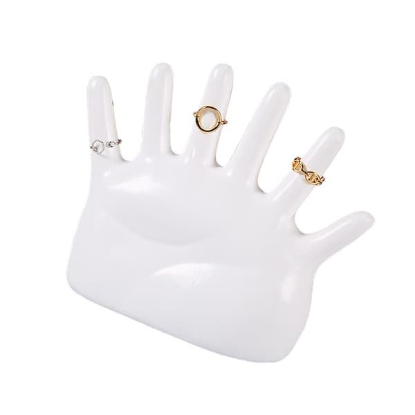 Vitt smyckesställ för armband och klockor