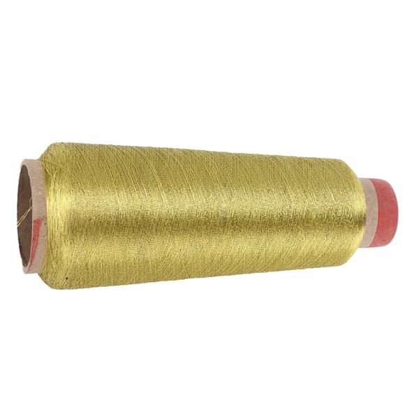 Sytråd Slitstark Hushållspolyestergarn för DIY Broderimaskinprojekt (Guld)