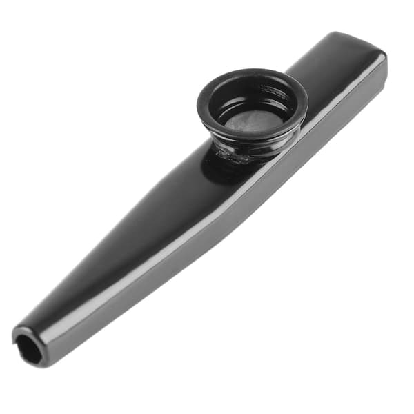 Kazoo i aluminiummetall, lätt fickgitarrkompanjon, blåsinstrumentpresent, 1 st