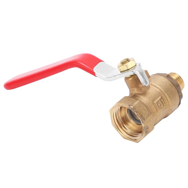 Luftkompressor kulventil gjuten mässing 1/2\" FPT x 1/4\" MPT röradapterkit