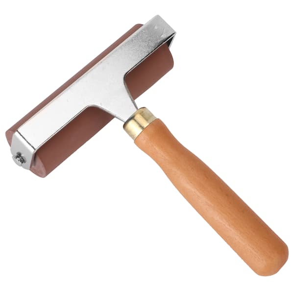 Brayer Blød Fleksibel Robust Holdbar Elastisk Gummirulle til Bogtryk Scrapbøger 10cm