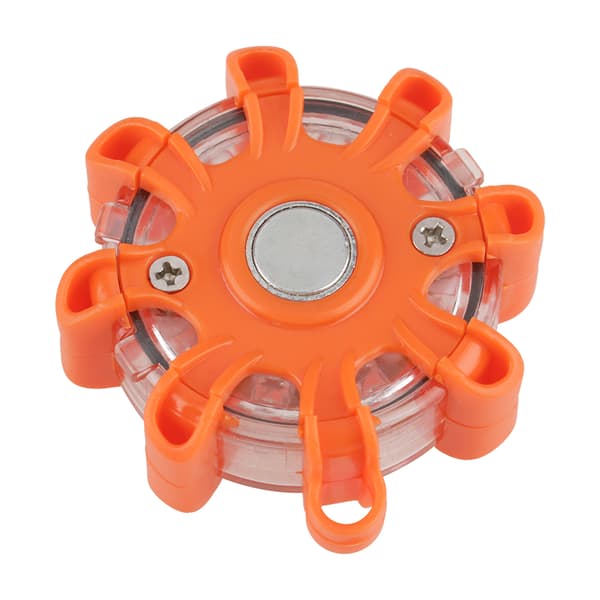 8LED Multifunktionel Nødadvarselslampe til Bil Båd, Vejkant Hazard Blinker, Orange