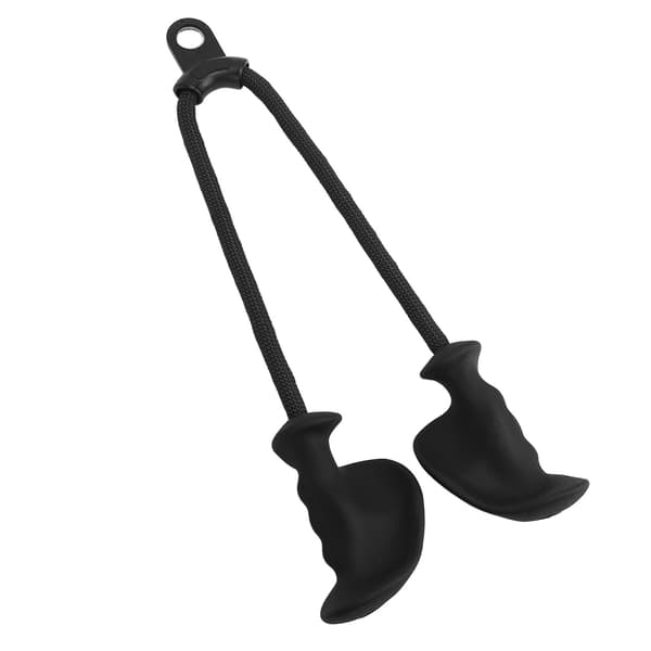 Dubbeländad Triceps Pulldown Rep TPE Nylon 60cm Kabelmaskin Tillbehör för Pushdown & Core Crunch Hemmagym 1st
