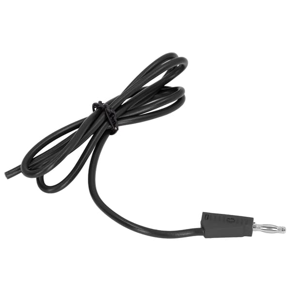 4 mm messing bananstik testledning til lastbilbatterispændingstester, sort PE-kabel