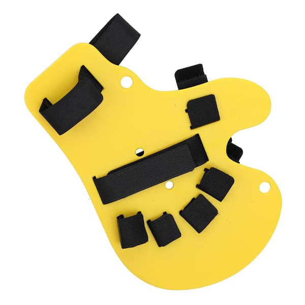 Fingerortos Utökad Typ Fingerbräda Stroke Handsplint Träningsstöd Gul