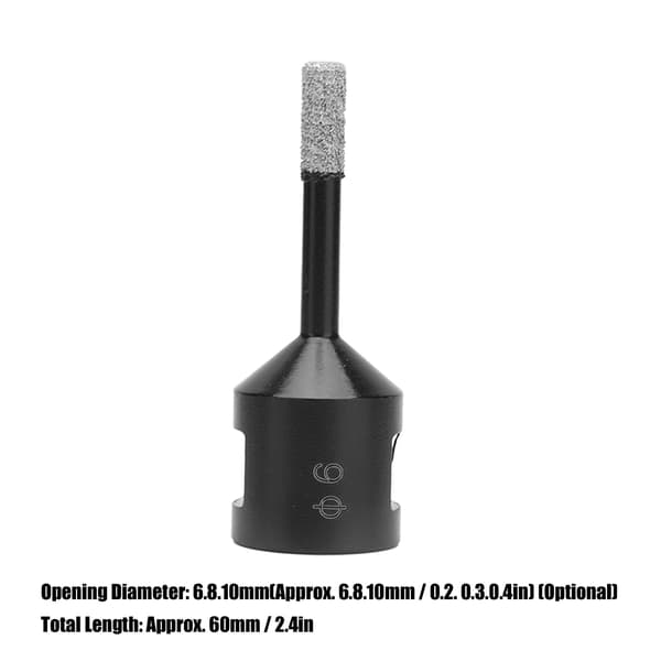 Marmor Kerneborebit 6mm, Højhastighedsskæring, Stor Spånfjernelse, Tidsbesparende Murværktøj