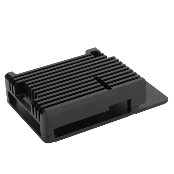 Kølehus i aluminiumslegering 2-lags beskyttelsesskal til Raspberry Pi 4B, passiv kølepladekabinet