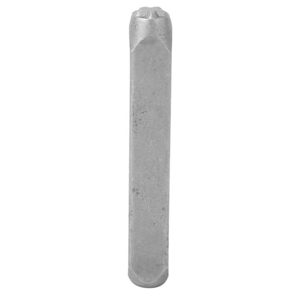 CR-V Stål Stjärnformad Stans 6mm Bredd 2.5'' Längd för Läder Plast Metall