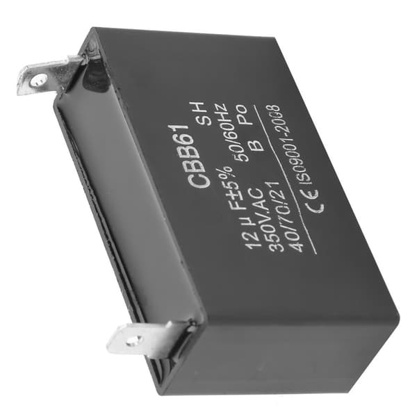 CBB61 12uF 350VAC Motorkondensator til Aircondition og Benzingeneratorstarter