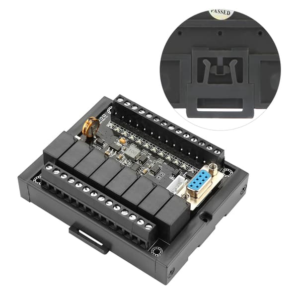 PLC FX1N-20MR Industriel Controller Board, Programmerbar Relæ Timing Modul i Kabinet