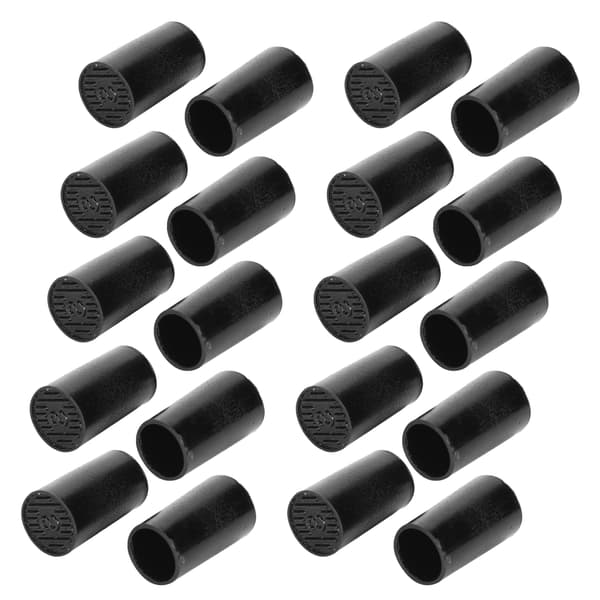 10 par højhælede spidshætter sorte CPU polyurethan sko reparationssæt indvendig diameter 9 mm
