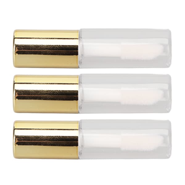 1,2 ml tomma läppglansrör Guld Transparent Förseglat Litet Läppglansrör Resedispenseringsrör för DIY Läppglans
