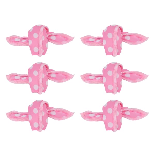 20 stk. Hårkrølleruller Fleksibel Blød Svamp DIY Nattehårstylingværktøjer Pink