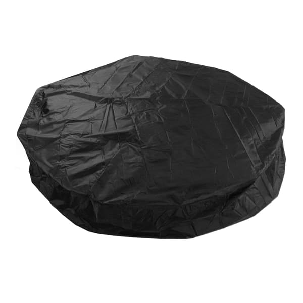 Vattentätt dammskydd för runt bubbelbadkar - 210x30cm Silver Polyester Taft