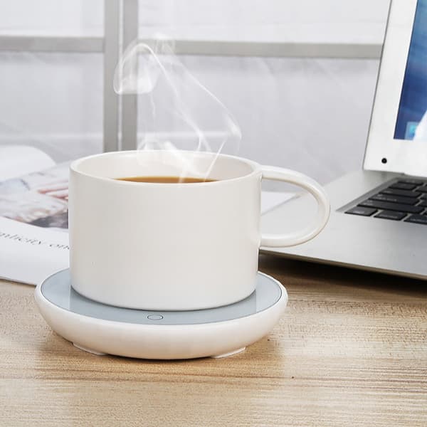 Elektrisk kopvarmer varmemåtte til te kaffe mælk hjemmekontor (EU-stik 220V)