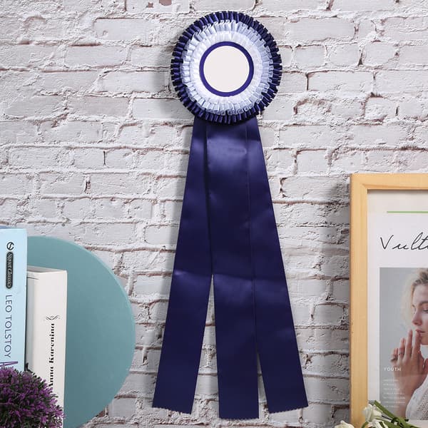 2:a plats Mini Rosettmärke Elegant Mästarmedalj Prispokal