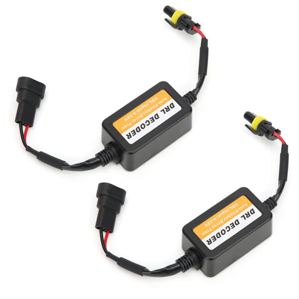 Universal kørelysdekoder fejlfri 9006 LED-pærer anti-flimmer 9-32V