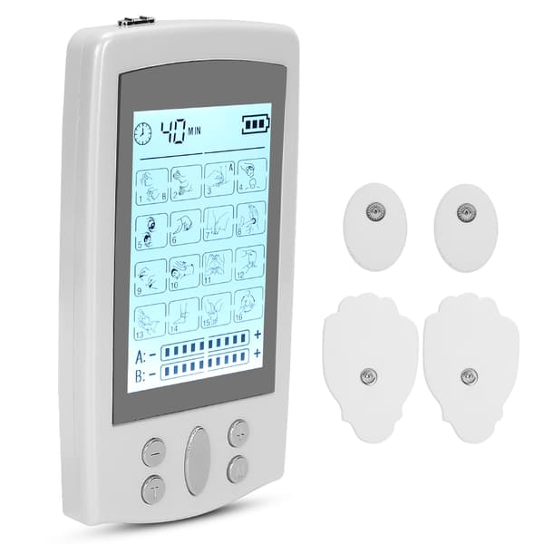 Multifunktionel TENS Fysioterapi Maskine Muskelstimulator Smertelindrende Pulsmassager