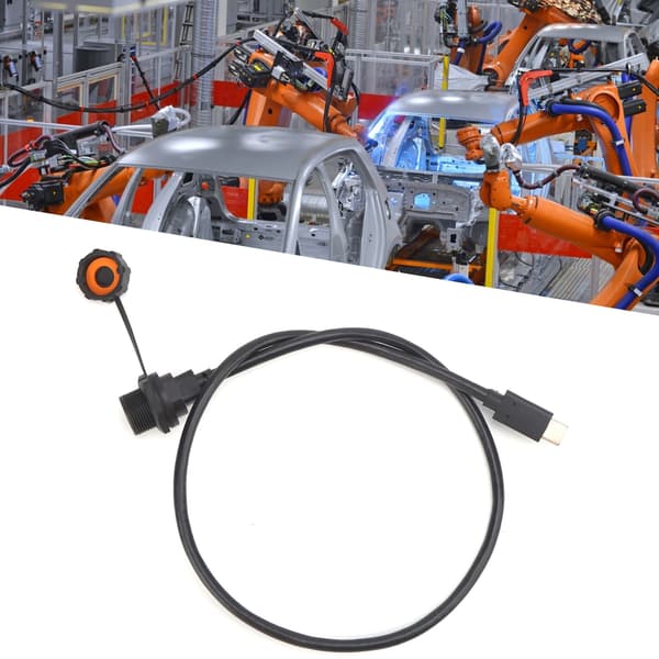 Vandtæt USB-C-stik IP67 Han- og Hunkabelstik 0,5m E10TPCTFF/TPCAM