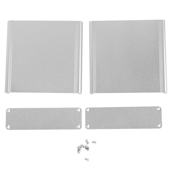 Aluminiumslegering Koblingsboks Elektrisk Kabinet Sand Sølv Køleplade Delt Design