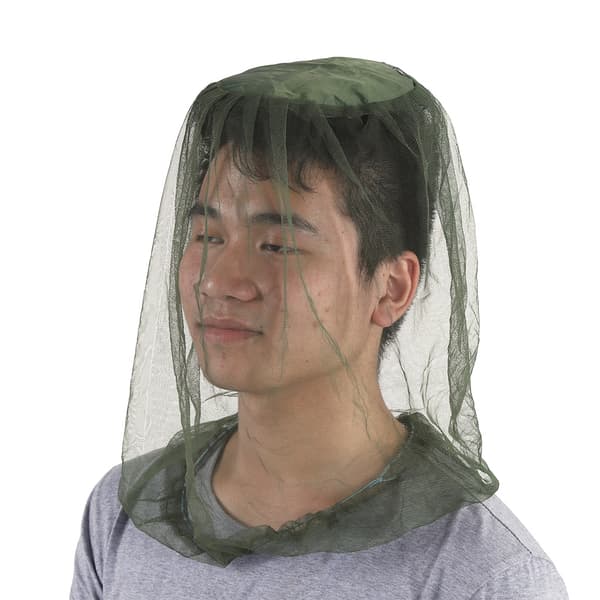 Bee Green Mesh Solhatt med Dold Nät för Utomhusskydd