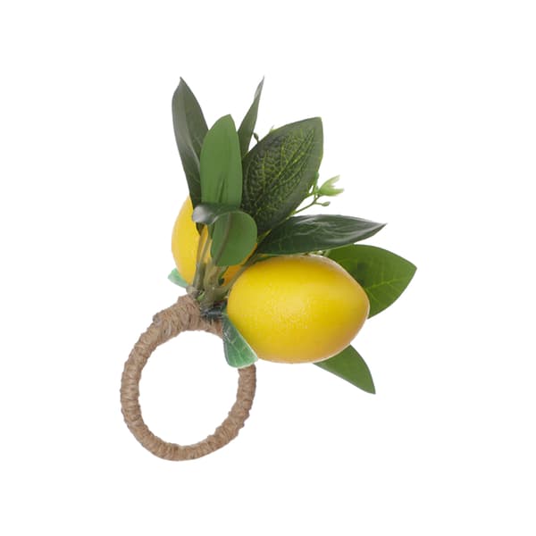 Citronimitation Servietringholder til Restaurant Borddekoration