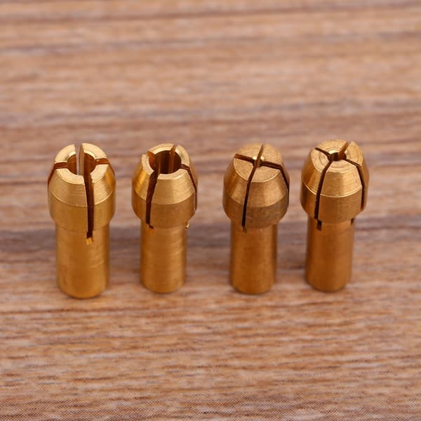 Mässing Roterande Multiverktyg Bussningsadapter Kit - 4st, 1/1.6/2.35/3.2mm