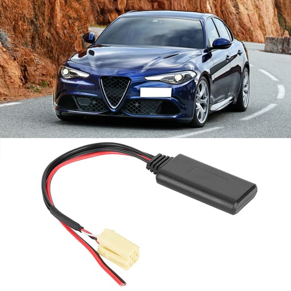 Aux Bluetooth ljudkabel trådadapter passar för Alfa Romeo 159 2007-