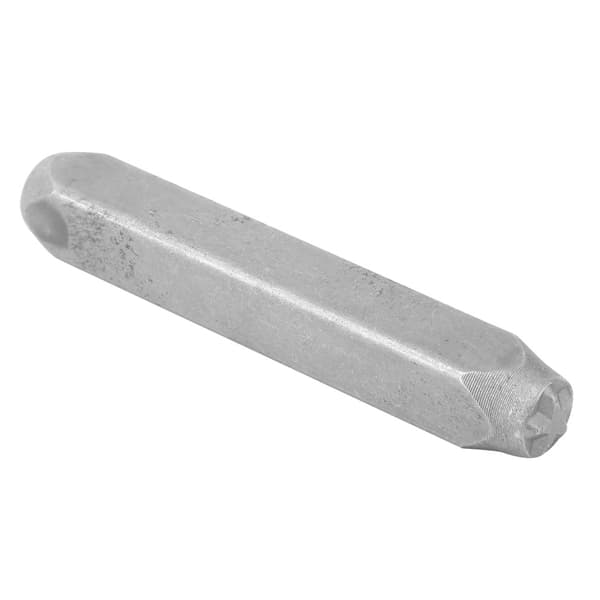 CR-V Stål Stjärnformad Stans 6mm Bredd 2.5'' Längd för Läder Plast Metall