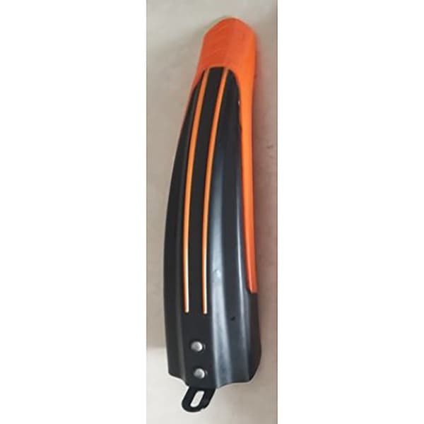 2 st cykel fram- och bakskärmar, orange PP MTB för cykling