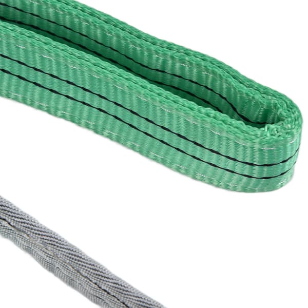 2T Polyester Flad Løftesejl 2M Kran Rigging Stropper Kraftig Web Sling