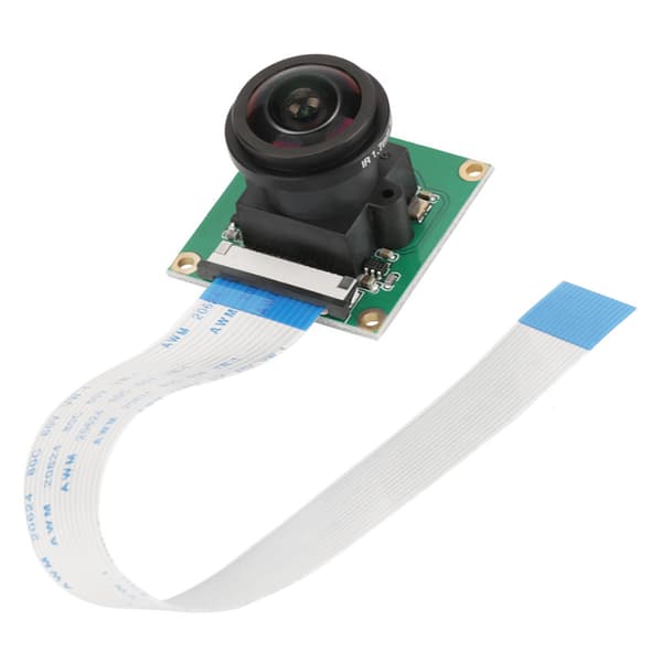 1 stk. 5MP HD kameramodulplade 175° ultravidvinkel til Raspberry Pi 2/3