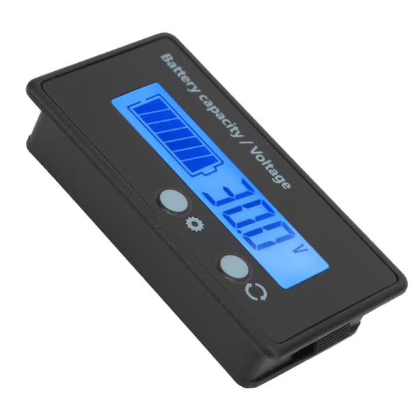 12V-100V LCD-akkumonitori volttimittari sinisellä taustavalolla digitaalinen testaaja
