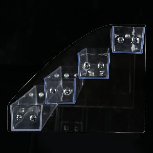 Holdbar neglelak akryl klar makeup display rack organizer holder fire lag