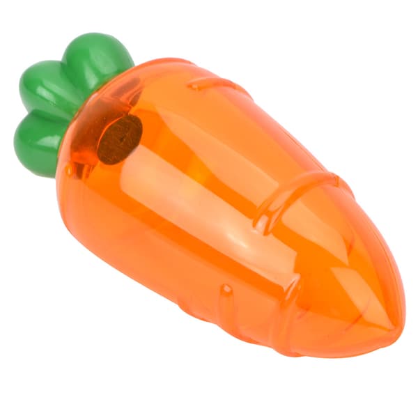 12-pack tecknad morotsformad godislåda för bröllop, babyshower, present (transparent orange)