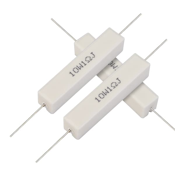 10W 1 Ohm Keramiske Cementmodstande 10 Stk. Højttaler Crossover Kit, Lyddeler Dele