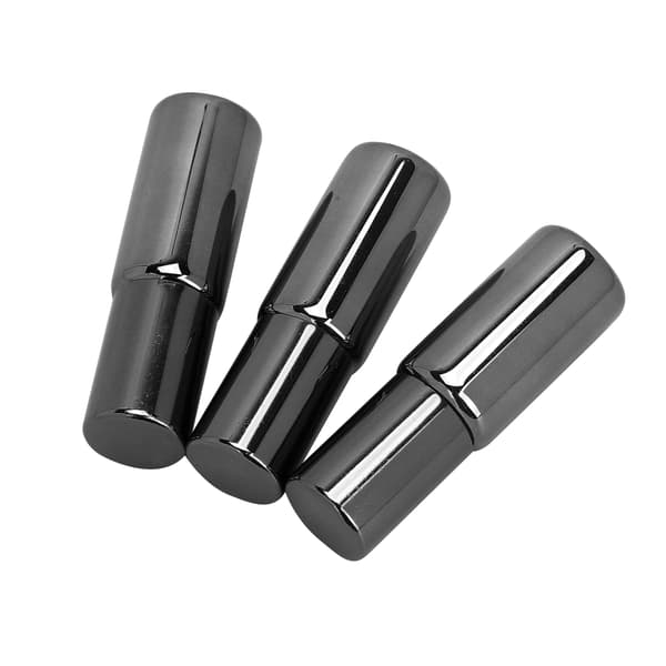 3 stk. Professionel Glas Parfume Rollerflaske Bærbar Æterisk Olie Roll On Flaskesæt 5ml Sort