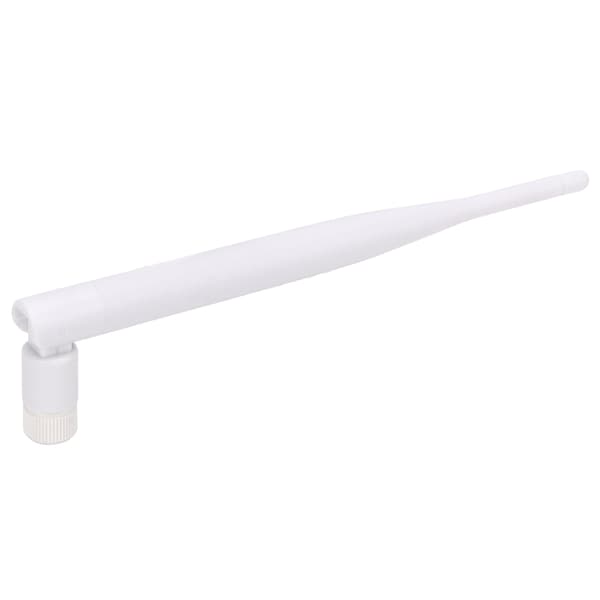 WiFi Vikbar Antenn 2.4G Guld SMA Hane Rundstrålande Vit JB-017