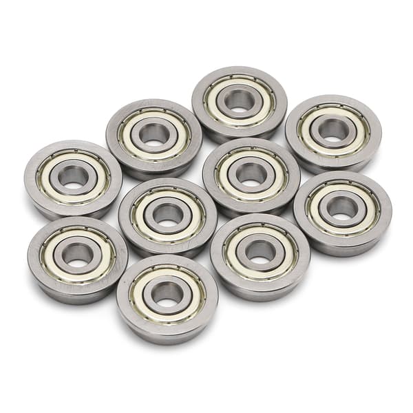 10 stk. mini metal dobbelt afskærmede flangelejer til 3D-printer mekaniske dele