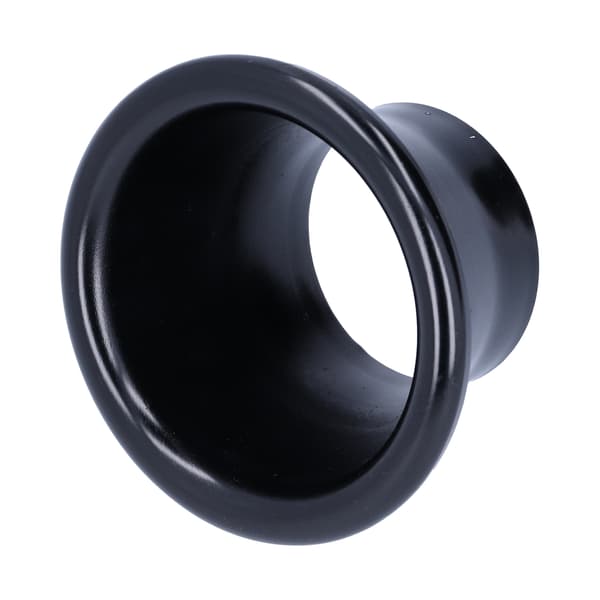 2,6 tommer koldluftsindsugning Turbo Horn Velocity Stack Adapter CNC aluminium bilmodifikationsdel sort