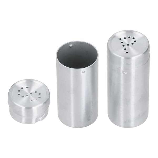 2-pack kryddburk i rostfritt stål, salt- och pepparströare, köksredskap, silver